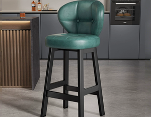Modern Faux Leather <b>Bar</b> <b>Stool</b> With Metal Frame Contemporary Design For Home <b>Bar</b> And Commercial Use - Product Image 5