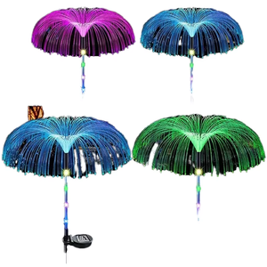 Petite <span class=keywords><strong>lampe</strong></span> <span class=keywords><strong>solaire</strong></span> de jardin étanche IP65 pour l'extérieur, équipée de lumières LED blanc chaud, adaptée à la décoration paysagère dans les pelouses - Product Image 1