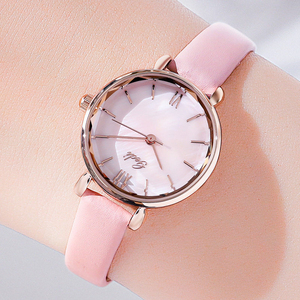 Nuevo Reloj de Cuarzo para Mujer con Correa de Cuero, Minimalista, Casual, Ultrafino y Elegante - Product Image 1