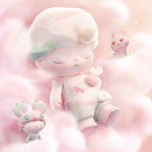 POPMART MEGA <span class=keywords><strong>JUST</strong></span> DIMOO 1000% Dreaming of You Figurine d'action originale, poupée, décoration de collection pour la maison, boîte mystère surprise, cadeau - Product Image 3