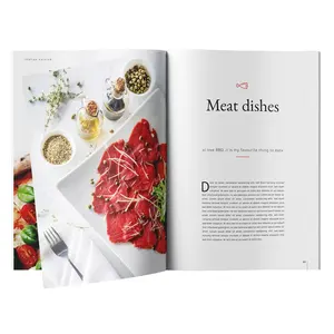 Wholesale cheap price colorful printing high quality recipe cooking books cocktail book