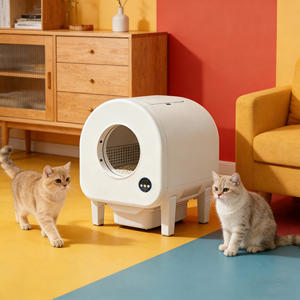 Litière automatique pour chat, grande capacité, anti-odeurs, faible bruit, modèle fermé, directement de l'usine. - Product Image 1