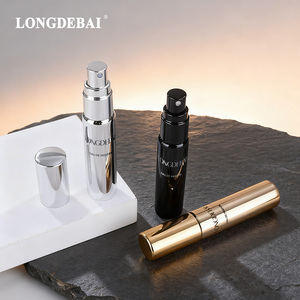 Wholesale Custom 5ml 10ml Mini <b>Sample</b> UV Glass Refillable <b>Perfume</b> Atomizer Empty Tester Vials Gold Plating <b>Perfume</b> Glass <b>Bottle</b> - Product Image 6
