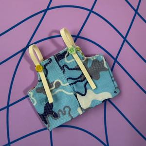 Stoff-Tarnmuster-Hosenträger für Anhänger für Puppe Labubu Vierfarbiger Stil für Alter 7-14 - Product Image 6