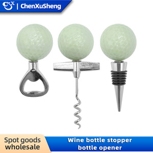 Chen Xusheng Bottle Stopper Wine Beer Spirits Stopper Round Portable Classical Style Corkscrew Opener QTT175 - Product Image 4