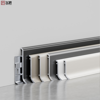 Plinthes à clipser neuves, directement de l'usine, en aluminium étanche avec alliage d'aluminium pour usage au sol dans les hôtels