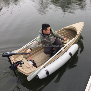 Barco de remo de pesca pequena dinghy pe, recém chegada, 2 blocos