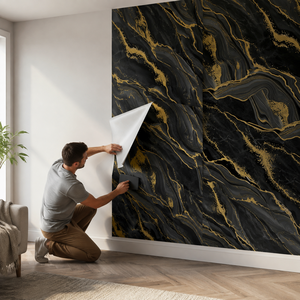 Kendinden Yapışkanlı Mermer Desenli Duvar Kağıdı Tedarikçisi PET Yüksek Parlaklıklı IXPE Köpük 2.3mm İthalatçılar İçin - Product Image 1
