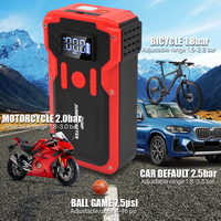 Démarreur de voiture 12V DLS-R67S avec compresseur d'air, batterie externe portable d'urgence pour voiture, gonfleur de pneus, démarreur automatique