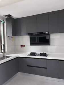 Ensemble de meubles de cuisine modernes sur mesure, armoires de cuisine complètes, design automatique, prix d'usine, armoires de cuisine sur mesure - Product Image 3