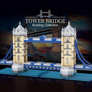 Bloques de Construcción de las Torres Gemelas de Londres, Modelo de Juguete para Niños, Unisex, de Plástico, para Armar, Recuerdo, Regalo - Product Image 4
