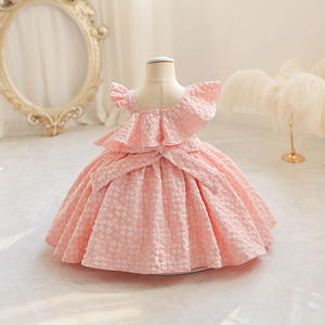 Robe de cérémonie pour filles, en coton mélangé de haute qualité, nouvelle collection 2025, pour bébé fille, princesse, bijoux - Product Image 6