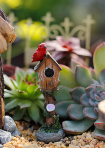 Handmade Resin <strong>Fairy</strong> <strong>Garden</strong> Decoration Set Miniature Floral Fairyland Figurines <strong>Kit</strong> - Product Image 3