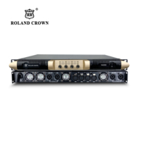 Roland Crown 1u amplificador de alta potencia R42000 estéreo PFC amplificador profesional etapa subwoofer rendimiento sonido de matriz lineal