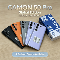 Smartphone TECNO CAMON50 Pro 512 Go 24 Go de RAM 5G Android 13 Écran AMOLED Capteur d'empreintes digitales Caméra arrière Fabriqué en Chine