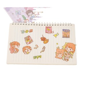 Ensemble d'autocollants de dessins animés, mat, imperméable, en matériau PET, vernis mat, pour cadeaux promotionnels, récompenses pour étudiants - Product Image 4