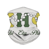 Cache-cou multifonctionnel léger Zeta Phi Beta Sorority avec imprimé lettres grecques et perles, cache-visage extérieur, bandana