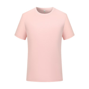 Custom Cotton T-Shirt Solid Color Round Neck Short Sleeve Leisure Wear Promotional Shirt Team Summer Clothes - Product Image 2