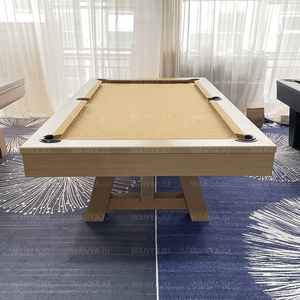 WANYAJU Bespoke Hardwood Billiard <strong>Tables</strong> Crafted for <strong>Excellence</strong> Convertible <strong>Pool</strong> <strong>Table</strong> Solid Wood <strong>Table</strong> Diner for Home - Product Image 5