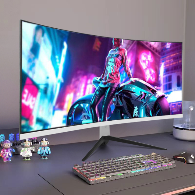 34 Inch Curved Monitor 144hz Computer Screen LCD ultra Wide Monitor 165hz