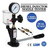 Testeur d'Injecteur Diesel Vertical S60H pour Alimentation Manuelle en Huile sous Pression