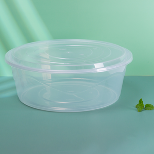 Contenitori Alimentari in <span class=keywords><strong>Plastica</strong></span> Monouso Riciclabili Vaschette Rotonde per Negozi <span class=keywords><strong>di</strong></span> Frutta Snack Bar Ristoranti - Product Image 6