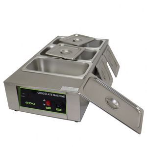 Machine à fondre le chocolat électrique professionnelle à 5 cuves, chauffe-chocolat à commande numérique pour moulin à farine, facile à utiliser - Product Image 4