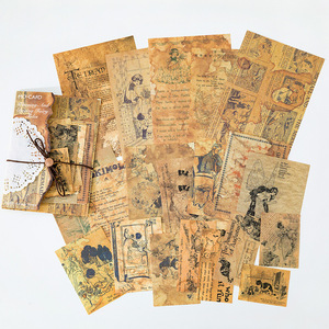 Hàng Mới Về Trang Trí Báo Cổ Điển Dán Album Nhật Ký Cho Nhật Ký Ảnh Alum Notebook - Product Image 1