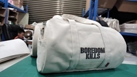 Sac de voyage en toile personnalisé avec logo, sac de sport en toile pour femmes et hommes, sac de sport de fitness