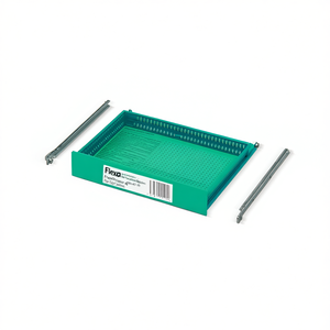 Fami Flexa <b>Drawer</b> 600x447x136 Mm Full Extension Green Ral6011 For <b>Tool</b> Cabinets - Product Image 3