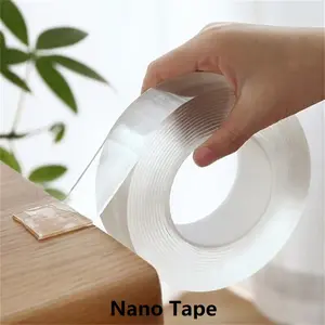 Doppia faccia trasparente riutilizzabile nastro adesivo Nano tenuta forte con il buon prezzo