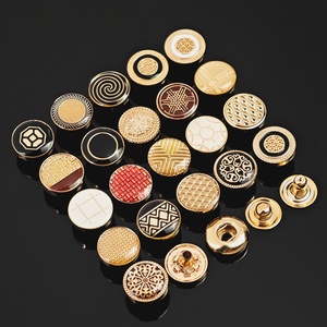 กระดุมแป๊กขนาด 8 มม. แบบกำหนดเองได้ พร้อมโลโก้ กระดุมแป๊ก 4 ส่วน ขนาด 12 มม. - Product Image 2