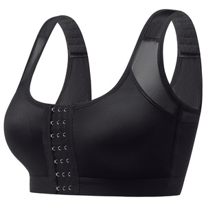 Front Closure <strong>Post</strong> <strong>Surgery</strong> <strong>Compression</strong> Minimizer <strong>Bra</strong> with Adjustable Straps Wirefree <strong>Bras</strong> - Product Image 5