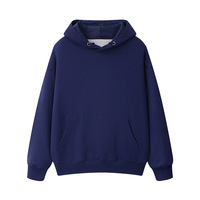 Sweat-shirt à capuche unisexe en coton 100% de haute qualité, coupe ample, broderie personnalisée, épais et décontracté