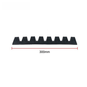 <b>Universal</b> Black Rubber <b>Front</b> Bumper <b>Splitter</b> Lip 300mm Anti Scratch Protector Strip - Product Image 1