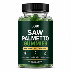 Complément Alimentaire Naturel Haute Efficacité pour la Prostate à base de Palmier Nain, avec Biotine et Minéraux, Certifié GMP HACCP, Bouteille Personnalisable - Product Image 1