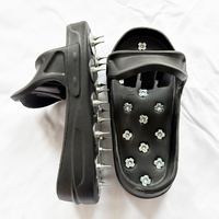 Chaussures à pointes antidérapantes en époxy avec clous en acier de 2 cm, sandales en caoutchouc EVA
