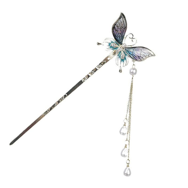 New Hollow Out Butterfly Tassel Hair