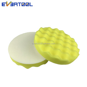 EVERTOOL Profesional 7 1/2 pulgadas 190mm Almohadillas de pulido de coche Pulido de 3 pasos con compuesto de espuma REDONDA/Pulido/Acabado <span class=keywords><strong>Cr</strong></span> Esponjas - Product Image 4