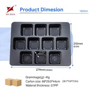 10-vakjes recyclebare PP dumplingbak, afsluitbare voedselveilige verpakking - Product Image 2