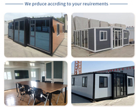 Maison Préfabriquée Prête à l'Emploi 3 Chambres, Maisons Modulaires Extensibles Conteneur, Petites Maisons