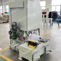 Vapeur industrielle sans poussière TS1010W PLC moteur automatique haute efficacité machine de sablage humide eau personnalisée utilisée