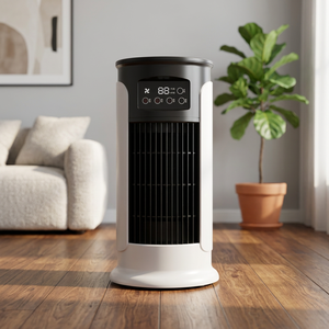 Ventilador Eléctrico Portátil de 60W con Motor de Corriente Continua, Diseño Compacto para Uso en el Hogar y la Oficina, Hecho de Plástico Resistente - Product Image 3