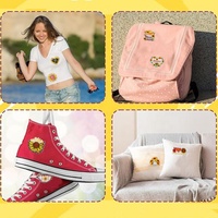 Prix usine Creat Your Own Sunshine Broderie Vêtements Patchs Tournesol Personnalisé Brodé Fer sur Patch pour Vêtements Chapeaux