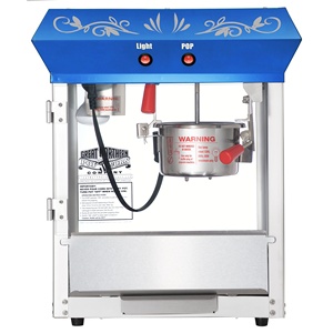 Nhà sản xuất máy bỏng ngô với Ấm đun nước 8 oz làm cho máy bỏng ngô giỏ hàng theo phong cách cổ điển Popper trên bánh xe máy bỏng ngô cho Nhà Màu Xanh - Product Image 4