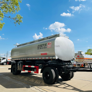 Su misura 25m ³ camion petroliera nuova condizione 8x4 ruote motrici trasmissione manuale materiali in acciaio alluminio Design completo rimorchio - Product Image 1