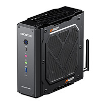 Mini PC AMD Ryzen 9 7940HX dengan Kartu Grafis Dedikasi RX 7600 XT 8GB, Sistem Barebone Komputer Gaming, WiFi 7
