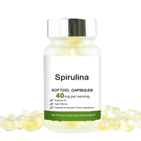 Suppléments santé vitamine B12 gélules booster d'énergie spiruline biologique pour le cerveau