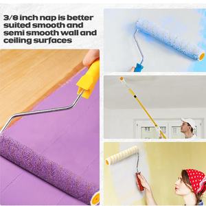 <span class=keywords><strong>Rodillo</strong></span> de pintura de techo de pared de suelo de <span class=keywords><strong>rodillo</strong></span> largo de mejora de calidad <span class=keywords><strong>para</strong></span> decoración <span class=keywords><strong>rodillo</strong></span> de pintura <span class=keywords><strong>grande</strong></span> de 18 pulgadas - Product Image 4