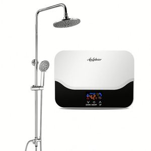 Calentador de agua eléctrico instantáneo de 5500W Certificado CE Protección contra quemaduras en seco de alta calidad Calentador de agua de baño portátil - Product Image 2